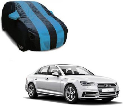 Flipkart SmartBuy Car Cover For Audi A4 (With Mirror Pockets)(Blue, Black, For 2017 Models)