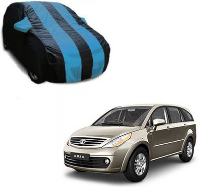 Flipkart SmartBuy Car Cover For Tata Aria (With Mirror Pockets)(Blue, Black, For 2009 Models)