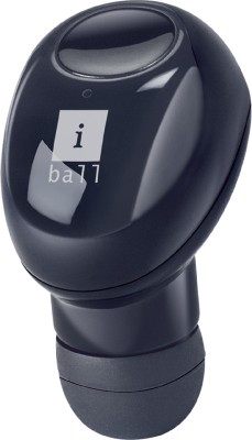 iball Nano Earwear Ring-dock B9 Bluetooth Headset(Black, In the Ear)
