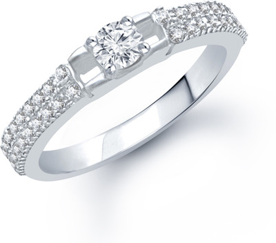 87% OFF on VK Jewels Fancy (CZ) Ring Shaped for Women and Girls Alloy Cubic Zirconia Rhodium Plated Ring