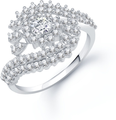 87% OFF on VK Jewels Fashionable Shaped for Women and Girls Alloy Cubic Zirconia Rhodium Plated Ring 87% OFF on VK Jewels Fashionable Shaped for Women and Girls Alloy Cubic Zirconia Rhodium Plated Ring
