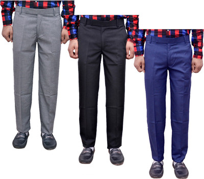 IndiWeaves Relaxed Men Multicolor Trousers