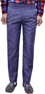Indistar Relaxed Men Blue Trousers
