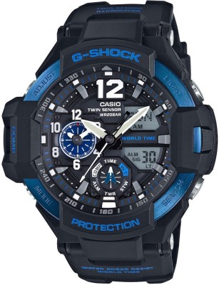 CASIO GA-1100-2BDR G-Shock ( GA-1100-2BDR ) Analog-Digital Watch  - For Men