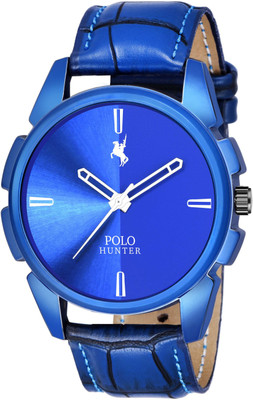 POLO HUNTER Blue Double Shade Analog Watch  - For Men