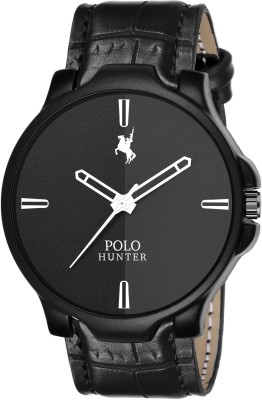 POLO HUNTER Black Double Shade Analog Watch  - For Men