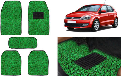 Auto Kite Plastic, PVC, Vinyl Standard Mat For  Volkswagen Polo(Green)