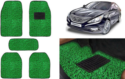Auto Kite Plastic, PVC, Vinyl Standard Mat For  Hyundai Sonata Fluidic(Green)