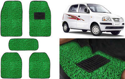 Auto Kite Plastic, PVC, Vinyl Standard Mat For  Hyundai Santro Xing(Green)