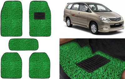 Auto Kite Plastic, PVC, Vinyl Standard Mat For  Toyota Innova(Green)