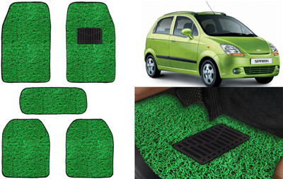 Auto Kite Plastic, PVC, Vinyl Standard Mat For  Chevrolet Spark(Green)