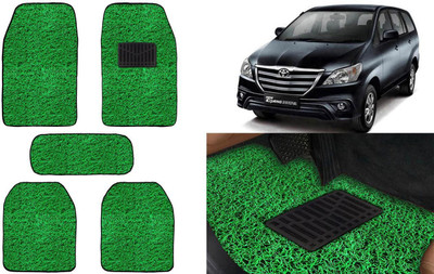 Auto Kite Plastic, PVC, Vinyl Standard Mat For  Toyota Innova(Green)