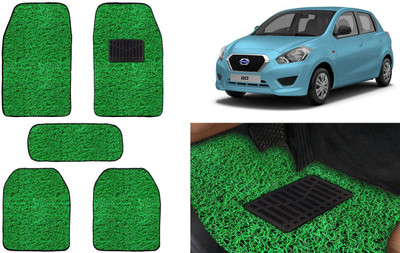 Auto Kite Plastic, PVC, Vinyl Standard Mat For  Datsun Go+(Green)