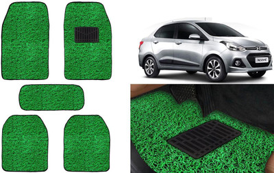 Auto Kite Plastic, PVC, Vinyl Standard Mat For  Hyundai Xcent(Green)