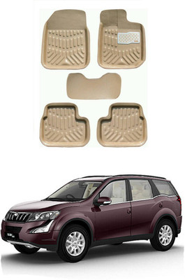 AYW Plastic 3D Mat For  Mahindra XUV 500(Beige)