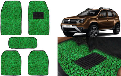 Auto Kite Plastic, PVC, Vinyl Standard Mat For  Renault Duster(Green)