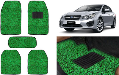 Auto Kite Plastic, PVC, Vinyl Standard Mat For  Subaru Impreza(Green)
