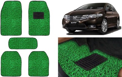 Auto Kite Plastic, PVC, Vinyl Standard Mat For  Honda City i-Vtec(Green)