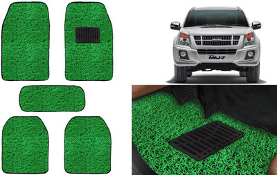 Auto Kite Plastic, PVC, Vinyl Standard Mat For  Isuzu MU-7 -2014(Green)
