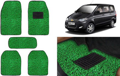 Auto Kite Plastic, PVC, Vinyl Standard Mat For  Chevrolet Enjoy(Green)