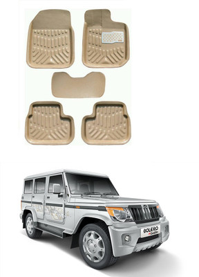 AYW Plastic 3D Mat For  Mahindra Bolero(Beige)