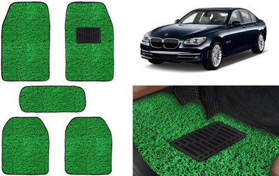 Auto Kite Plastic, PVC, Vinyl Standard Mat For  BMW 7 Series(Green)