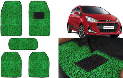 Auto Kite Plastic, PVC, Vinyl Standard Mat For  Hyundai Grand i10(Green)