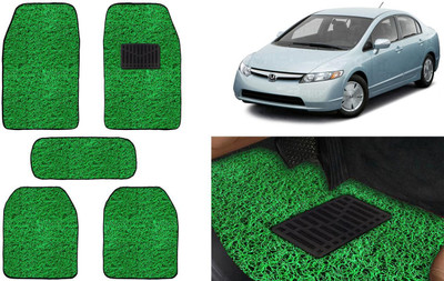 Auto Kite Plastic, PVC, Vinyl Standard Mat For  Honda Civic(Green)