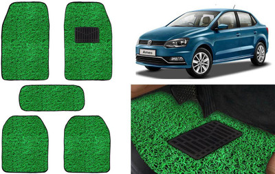 Auto Kite Plastic, PVC, Vinyl Standard Mat For  Volkswagen Ameo(Green)