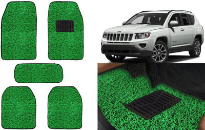 Auto Kite Plastic, PVC, Vinyl Standard Mat For  Jeep Compass(Green)