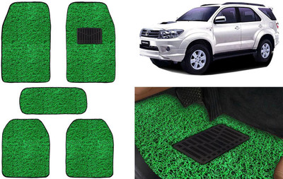 Auto Kite Plastic, PVC, Vinyl Standard Mat For  Toyota Fortuner Old(Green)