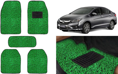 Auto Kite Plastic, PVC, Vinyl Standard Mat For  Honda City i-Vtec(Green)