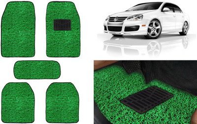 Auto Kite Plastic, PVC, Vinyl Standard Mat For  Volkswagen Jetta(Green)
