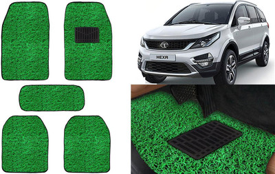 Auto Kite Plastic, PVC, Vinyl Standard Mat For  Tata Hexa(Green)