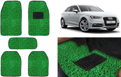 Auto Kite Plastic, PVC, Vinyl Standard Mat For  Audi A3(Green)