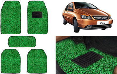 Auto Kite Plastic, PVC, Vinyl Standard Mat For  Tata Indigo CS(Green)