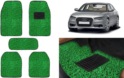 Auto Kite Plastic, PVC, Vinyl Standard Mat For  Audi A6(Green)