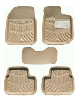 MATIES Plastic 3D Mat For  Hyundai i10 Active(Beige)