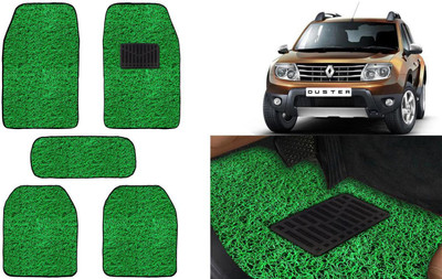 Auto Kite Plastic, PVC, Vinyl Standard Mat For  Renault Duster(Green)