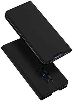Vodex Flip Cover for Vivo V17 Pro(Black, Dual Protection)