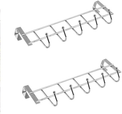 Right Traders Stainless Steel Space Saving Over The Door Hanging Hooks 02 Door Hanger