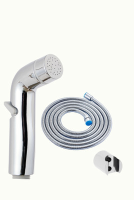 Prestige CRUZZ-B-02 Health Faucets with 1 Mtr SS Tube And Hook Silver Faucet Set Faucet Set