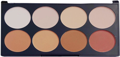 TUKAMCHA ORIGINAL 8 IN 1 3D Highlighter Powder Palette Makeup highlighter Concealer Brighten Highlighting Makeup Highlighter   Highlighter(multi color)