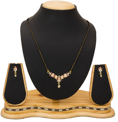 LUXOR Alloy Gold-plated Multicolor Jewellery Set(Pack of 1)
