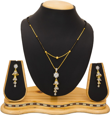 LUXOR Alloy Gold-plated Multicolor Jewellery Set(Pack of 1)