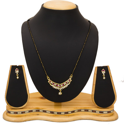 LUXOR Alloy Gold-plated Multicolor Jewellery Set(Pack of 1)