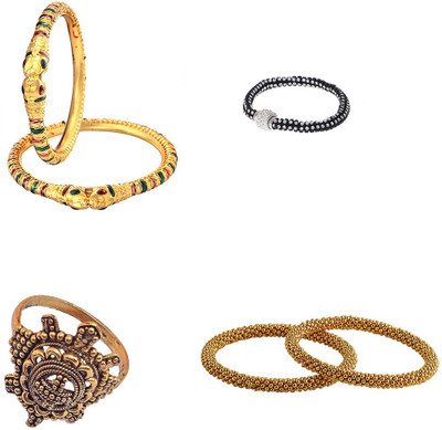 PCHALK Alloy Bangle Set(Pack of 4)