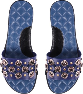 Brauch Women Flats(Blue , 4)