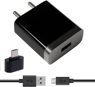 Alpha Transfer Wall Charger Accessory Combo for Redmi note 4, xiaomi redmi 5a(Black)