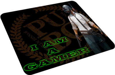 ECFAK Pubg Gamer Non Slip Base Dual Sided Mousepad(Multicolor)